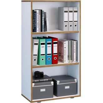 VCM Estante De Madera Vcm De Pie Gabinete De Archivo De Ahorro De Espacio Dimensiones Aprox. Al. 110 X An. 60 X T. 33 Cm Estante Elegante Estante De Ofici