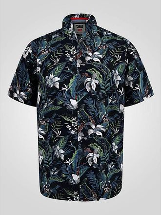 D555 CORDEN Hawaiian Cuban Collar Shirt