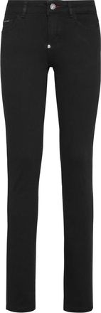 Philipp Plein Denim Broek Slim Fit - Dames - Skinny Jeans - Zwart - W25 - Denim - Jeans