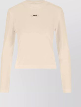 Jacquemus long-sleeve cotton-blend t-shirt