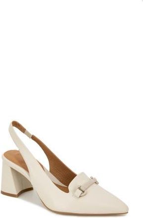 Gentle Souls Dionne Block Heel Slingback Pump in Stone at Nordstrom Rack, Size 7.5