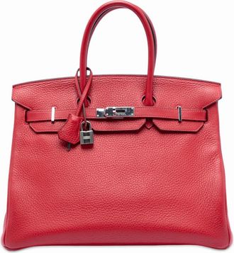 Herm&egrave;s Pre-owned Hermes Clemence Birkin Retourne 35 Ladies R3T9AQVYA8NTQNSM