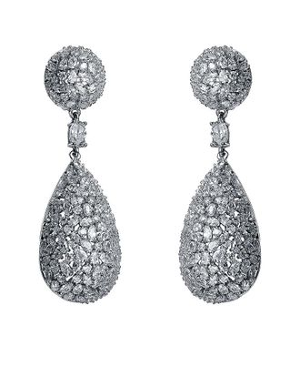 Genevive Silver Earrings