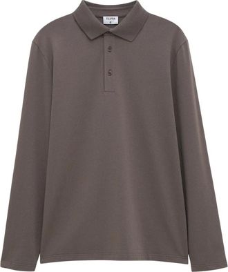 Filippa K Groene Polo Shirt met Tijdloze Elegantie - Heren - Polos - Bruin - M - Katoen - Tops