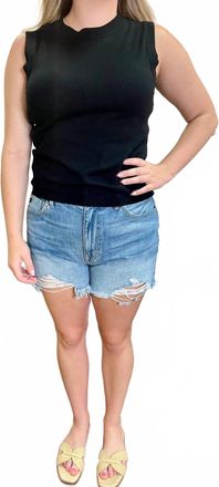 Wishlist Gwen Sweater Tank Top In Black