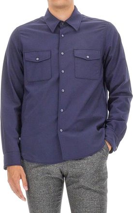 Aspesi Wool Blend Shirt - Blue