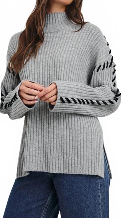 Rails Liam Sweater In Heather Grey