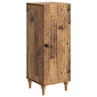 vidaXL Aparador Madera Envejecida 33 X 34,5 X 90 Cm Vidaxl