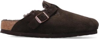 Birkenstock Boston VL Su&egrave;de Slippers - Dames - Slip ons - Bruin - 38 EU - Su&egrave;de - Schoenen
