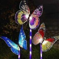OEM Mariposas Decorativas 3d Para C&eacute;sped, Mariposas Decorativas De Fibra &Oacute;ptica Para Estatuas De Exterior (juego De 3) - Crezuo