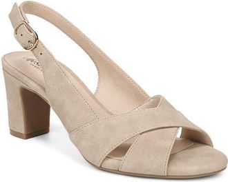 Life Stride Freesia Slingback Sandal in Dark Taupe at Nordstrom, Size 6.5