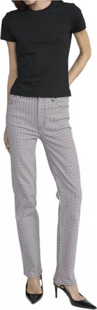 Frame Denim Le Sleek Straight Jean In Black Multi