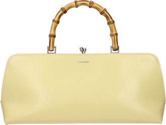 Jil Sander Yellow Leather Womens Handbag