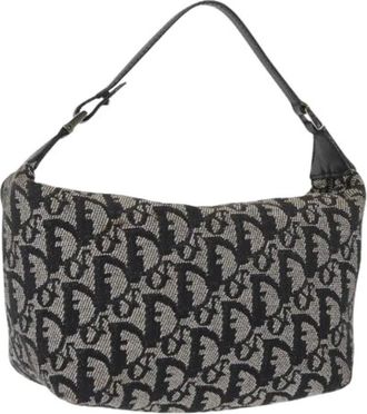 Dior Pre-owned Shoulder Bags, female, Multicolor, Size: ONE SIZE Pre-owned Trotter Canvas Shoulder Bag