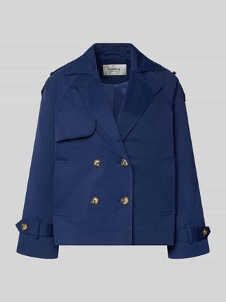 b.young B.Young Trenchcoat mit &Auml;rmelriegeln Modell AMONA in Sky, Gr&ouml;&szlig;e 34