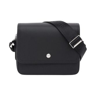 Lacoste Langon Petit Piqu&eacute; Messenger Bag - Dames - Tassen - Zwart - Maat: ONE Size Piqu&eacute;