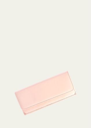 Royce Leather Monogrammed RFID Blocking Leather Clutch Wallet, Personalized