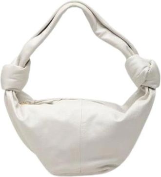Bottega Veneta Pre-owned Double Knot Bag - Dames - Vintage Schoudertas - Wit - ONE Size - Leer - Vintage