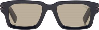Ermenegildo Zegna Green Rectangular Mens Sunglasses EZ0255 90N 51