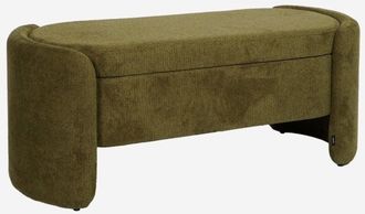 Sweeek Panca contenitore, fondo letto contemporaneo in tessuto