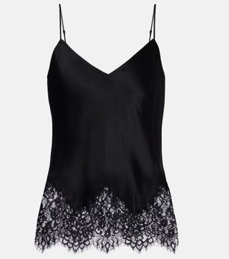 Nili Lotan Nadine lace-trimmed silk camisole