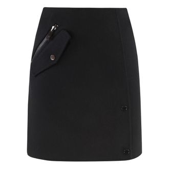 P.A.R.O.S.H. P.a.r.o.s.h., Dames, Rokken, Zwart, Maat: XS Wol