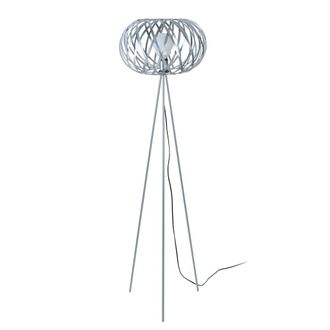 Tosel Lámpara de pie,blancoa165xd40xp40cm