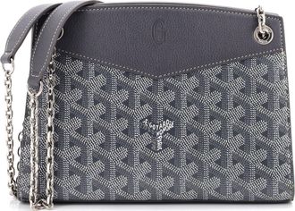 Goyard Structured Rouette Chain Shoulder Bag Coated Canvas Mini