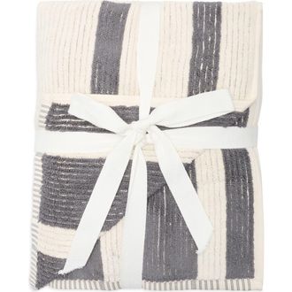 Nordstrom Rack 2-Pack Reversible Stripe Bath Towel in Grey Pearl at Nordstrom Rack