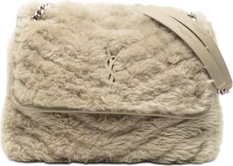 Saint Laurent Pre-owned Saint Laurent Medium Shearling Niki Shoulder Bag Ladies 67VGU7HV54XAEEMD