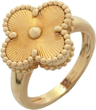 Van Cleef & Arpels Yellow Gold (18K) Band Ring (Pre-Owned)