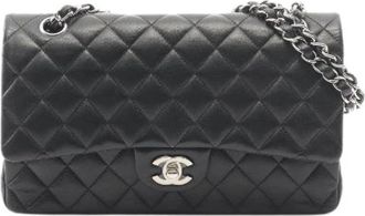 Chanel Pre-owned Matelasse Lamslederen Schoudertas - Dames - Vintage Schoudertas - Zwart - ONE Size - Leer - Vintage