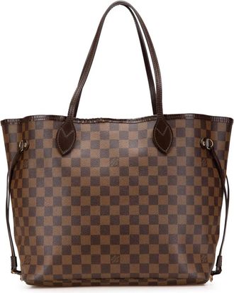 Louis Vuitton Borsa tote Neverfull PM in tela Damier Ebène 2008 - Marrone