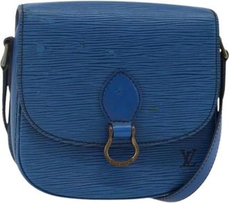 Louis Vuitton Tweedehands leren Louis Vuitton tassen - Dames - Vintage Schoudertas - Blauw - ONE Size - Vintage
