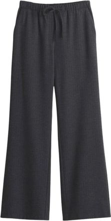 OPUS Melane Mod Pinstripe Broeken - Dames - Broeken - Grijs - Maat: XS Flanel