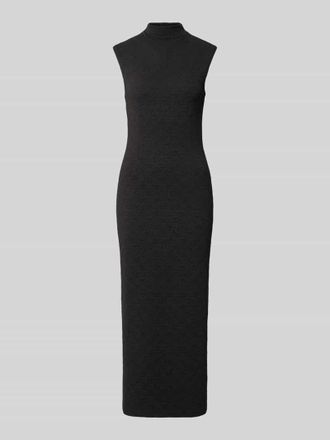 HUGO BOSS Figurbetontes Midikleid mit Schimmernd-Optik Modell NAIRED in Black, Gr&ouml;&szlig;e S
