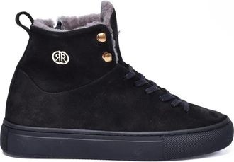 Cerruti High Suede Sneakers - Black