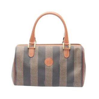 Fendi Pre-owned Handbags, female, Brown, Size: ONE SIZE Pre-owned Vintage Canvas Handbag