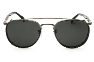 David Beckham DB1144CS Polarized Round Sunglasses - Silver