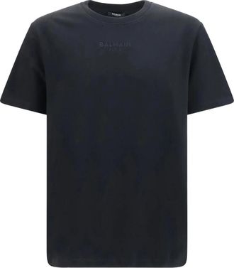 Balmain Los T-shirt met korte mouwen - Heren - T-shirts - Zwart - XL - Tops