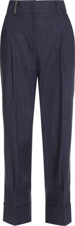 PESERICO Wool Blend Trousers