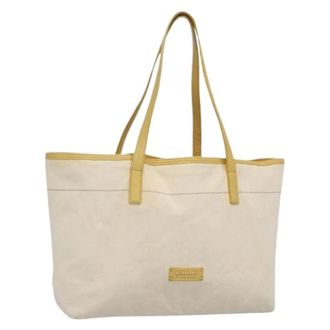 Burberry Pre-owned Tela bolsos-de-mano - Pre-owned - Mujer - Blanco - ONE SIZE