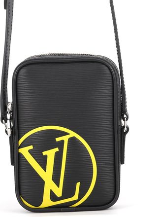 Louis Vuitton Black Noir Leather Handbag Shoulder Bag (Pre-Owned)