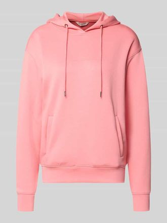 Moss Copenhagen Hoodie aus Viskose-Mix mit Logo Modell IMA in Pink, Gr&ouml;&szlig;e L/XL