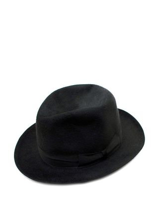 Borsalino Black Trilby Hat