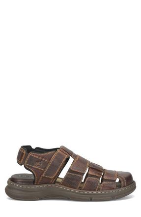 B&oslash;rn Colby Slide Sandal in Tan Leather at Nordstrom, Size 11