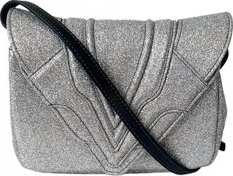 Elena Ghisellini Womens Felix Sensua Crossbody Bag In Silver