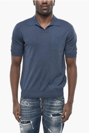 Altea Solid Open-Collar Polo with Chest Pocket size 4xl
