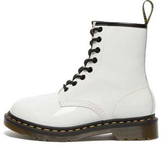 Dr. Martens (WMNS) Dr.Martens 1460 Patent Leather Lace Up Boots White 11821104