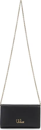 Chloé Black Buffalo Leather Iconic Shoulder Bag-Donna